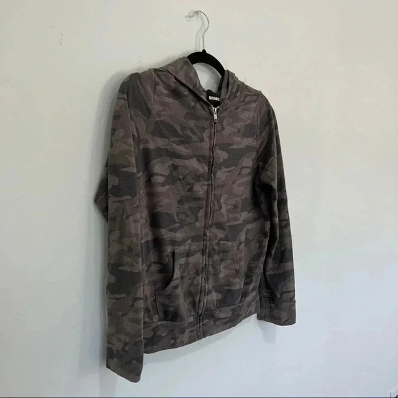 Monrow Camouflage Zip-up Sweatshirt - Picture 7 of 9